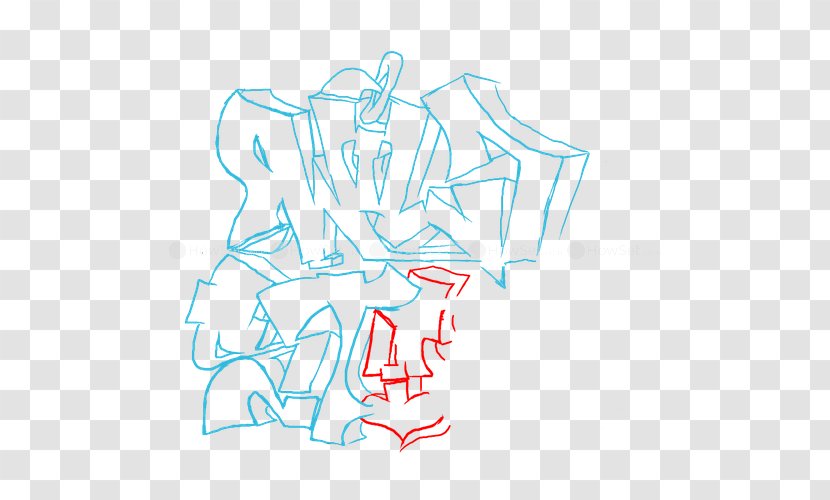 Clip Art Illustration Drawing Line - Logo - Graffiti Style Transparent PNG