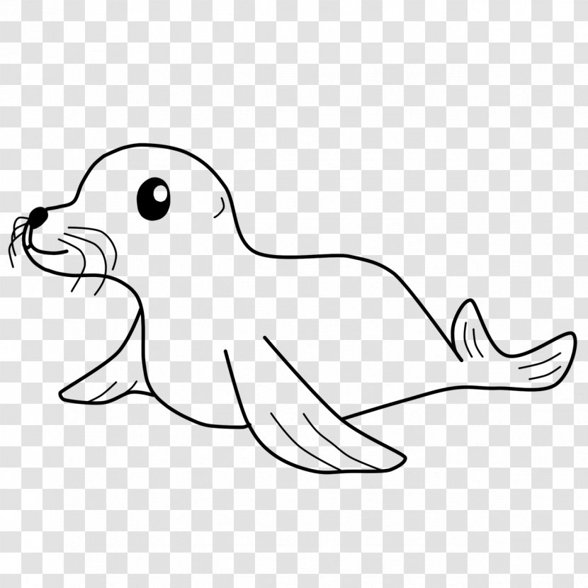 Abstract Art Sea Lion Drawing Painting - Tail Transparent PNG