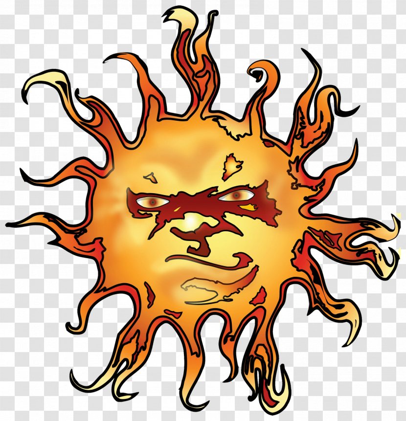 Heat Stroke Exhaustion First Aid Supplies Clip Art - Hyperthermia - Sun Transparent PNG