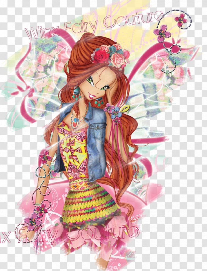 Flora Bloom Aisha Tecna Winx Club - Watercolor - Season 6Fairy Transparent PNG