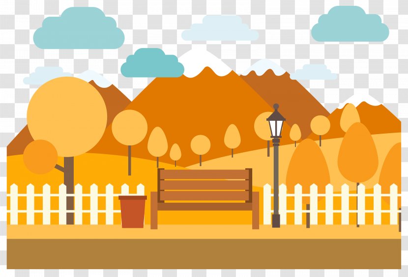 Autumn Illustration Vector Graphics Vigo - Area - Parc Transparent PNG