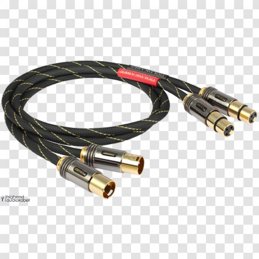 Coaxial Cable Speaker Wire XLR Connector Electrical RCA - Ac Power Plugs And Sockets - Headphones Transparent PNG