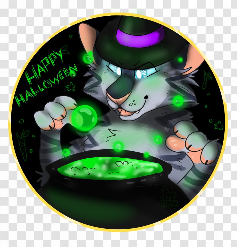 Green Pin Badges Cartoon Halloween - Jayfeather Transparent PNG