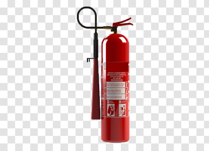 Fire Extinguishers Carbon Dioxide Hose Retardant Steel - Cylinder - Itau Transparent PNG