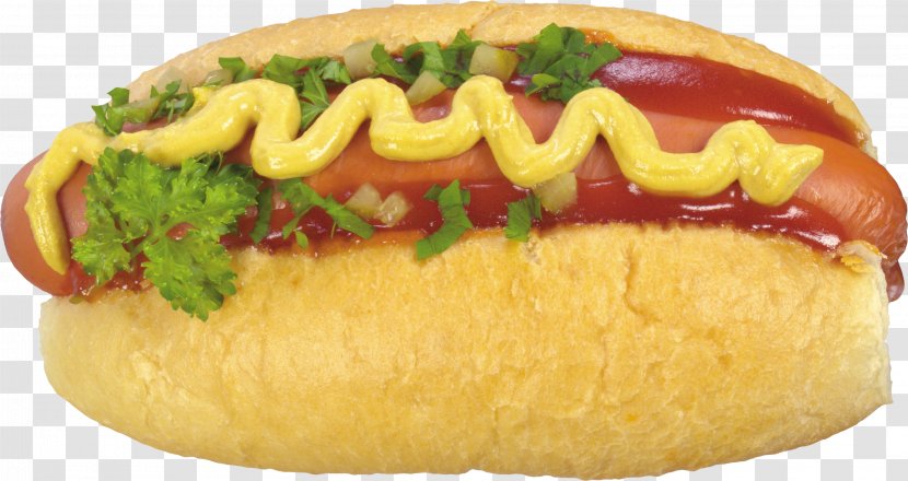 Hot Dog Hamburger Sausage Fast Food - American - Image Transparent PNG
