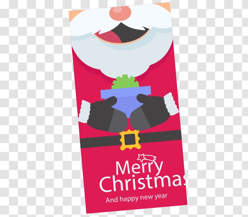 Ded Moroz Santa Claus Village Christmas Card - Wish - Creative Greeting Vector Material Transparent PNG