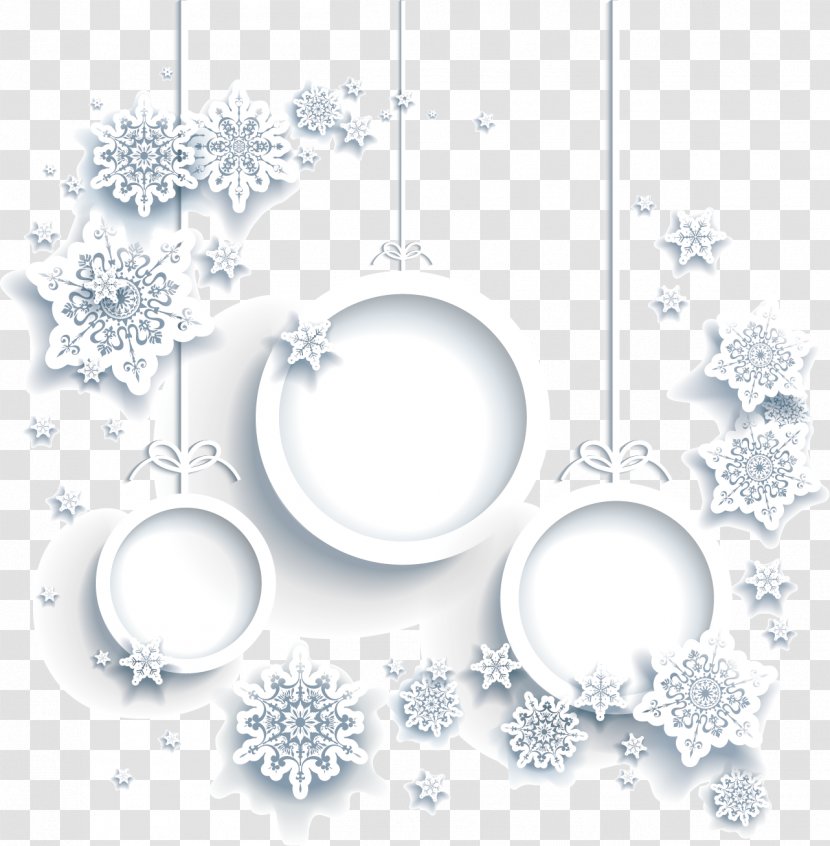 Christmas Ornament Snowflake - Yule - Background Vector Snow Transparent PNG