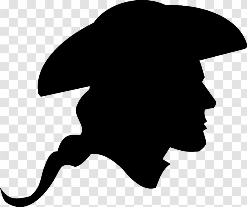 United States American Revolutionary War Silhouette Soldier Clip Art - George Washington Transparent PNG
