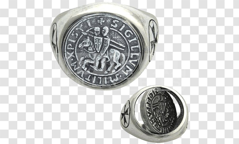Middle Ages Earring Knights Templar Seal Jewellery - Livery Collar Transparent PNG