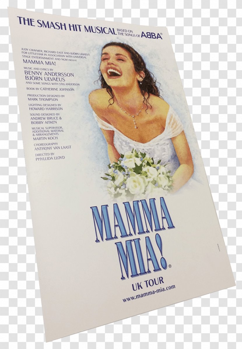 Mamma Mia! Original Cast Recording Musical Theatre Poster Film Series - Mia - Tour Transparent PNG