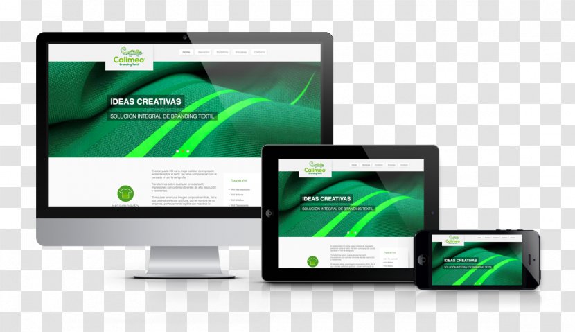 Responsive Web Design Graphic Designer - Industrial - Mockup Transparent PNG