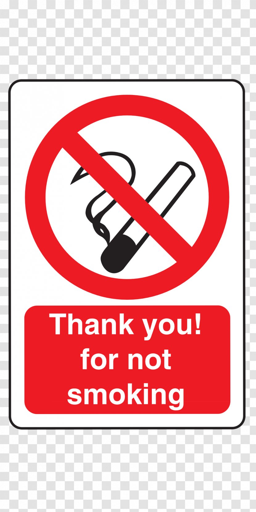 Smoking Ban Sign Tobacco Cessation - No Transparent PNG