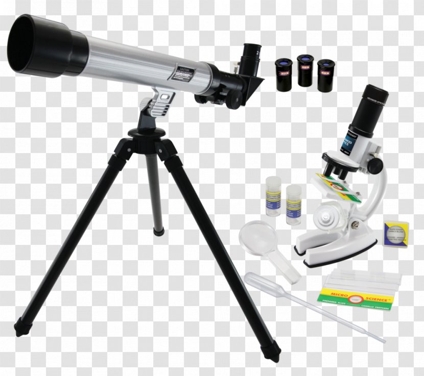 Microscope Telescope Optics Eyepiece Astronomy - Scientific Instrument - Lighted Loupe 30x Transparent PNG