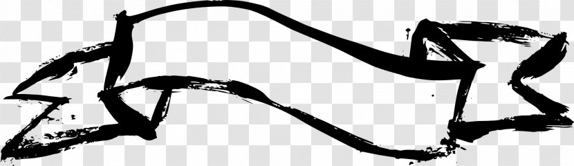 Ribbon Banner - Monochrome Photography - Bridge Transparent PNG