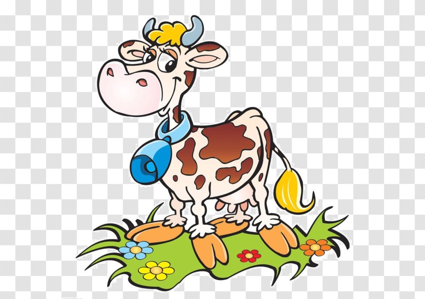 Cattle Clip Art Image Vector Graphics Farm - Cartoon - Funny Stressed Animals Transparent PNG