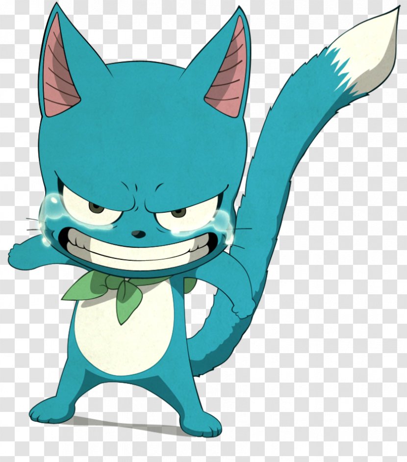 Fairy Tail Natsu Dragneel Happy Lolcat - Tree Transparent PNG