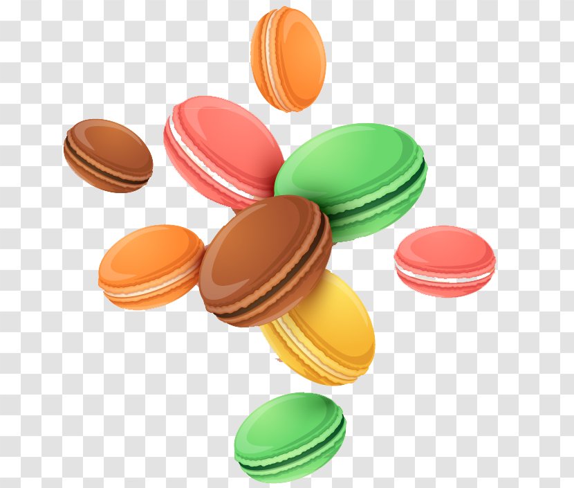 Macaron Macaroon - Dessert - Floating Biscuit Transparent PNG