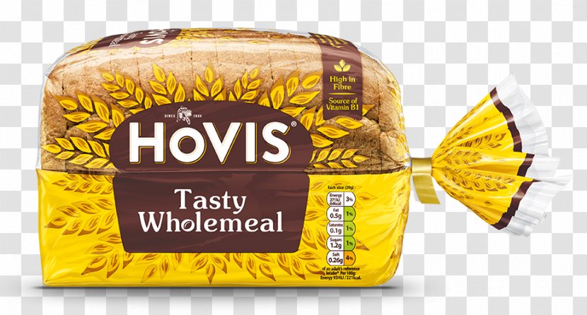 White Bread Loaf Whole Wheat Hovis - Food Transparent PNG