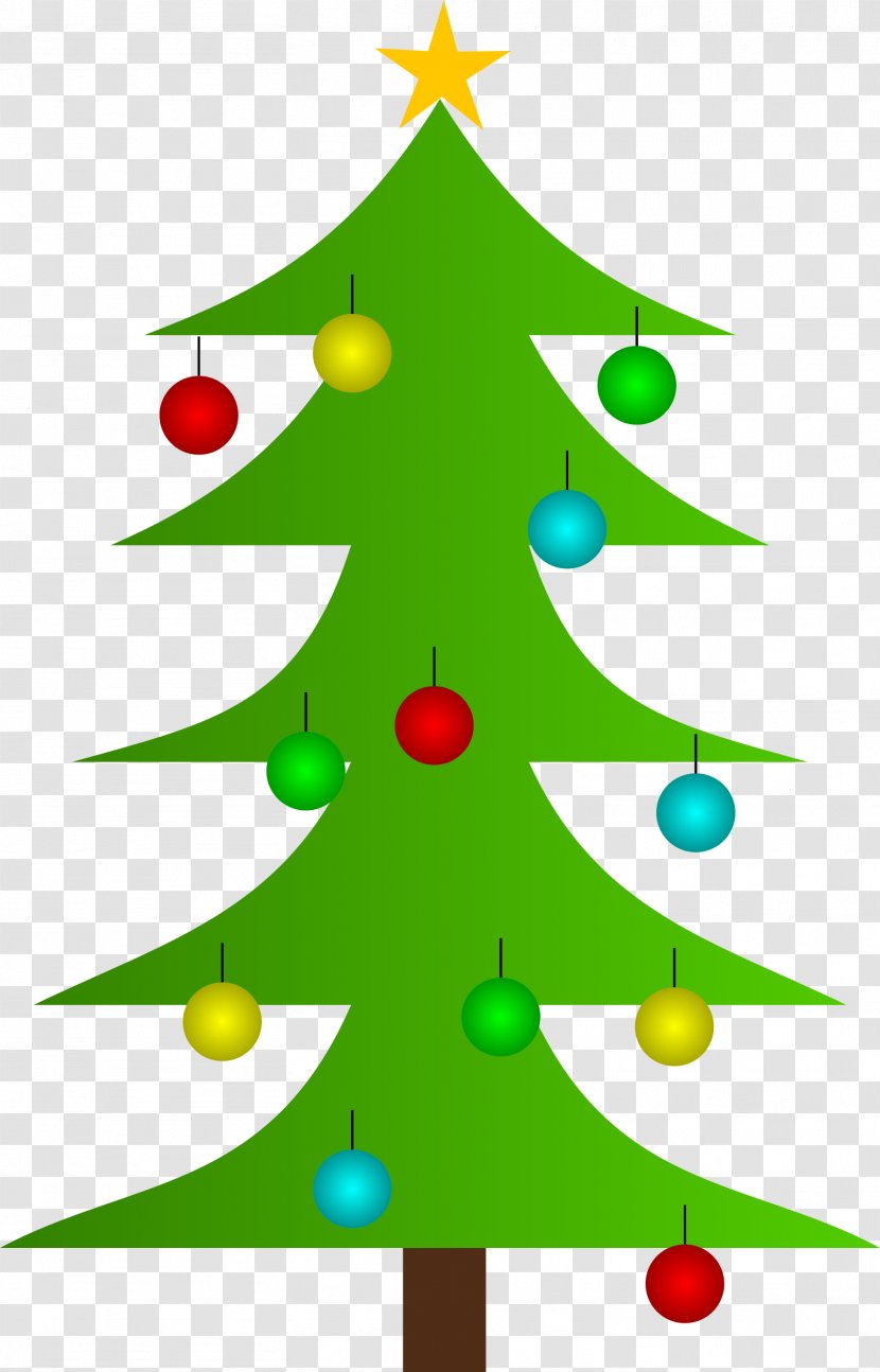 Christmas Tree Ornament Clip Art - Fir Transparent PNG