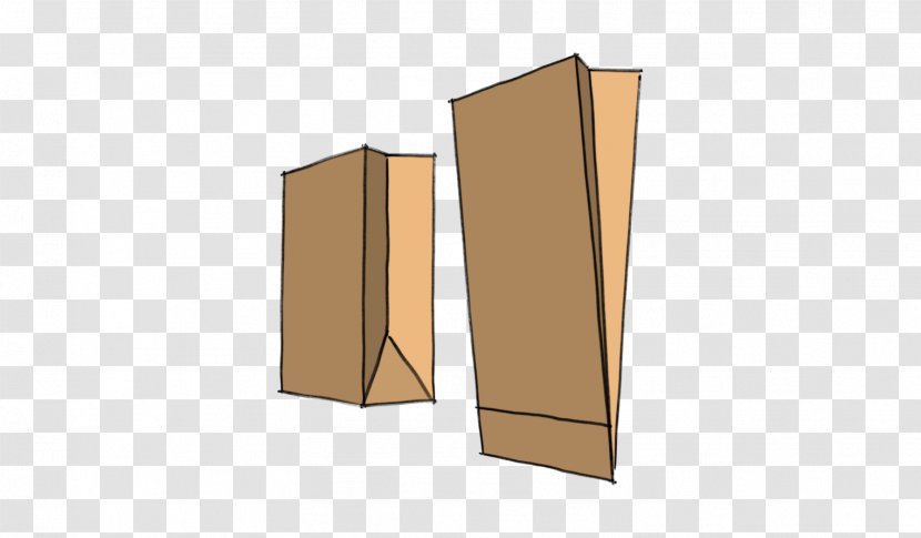 Wood Stain Angle - Rectangle - Kraft Paper Transparent PNG