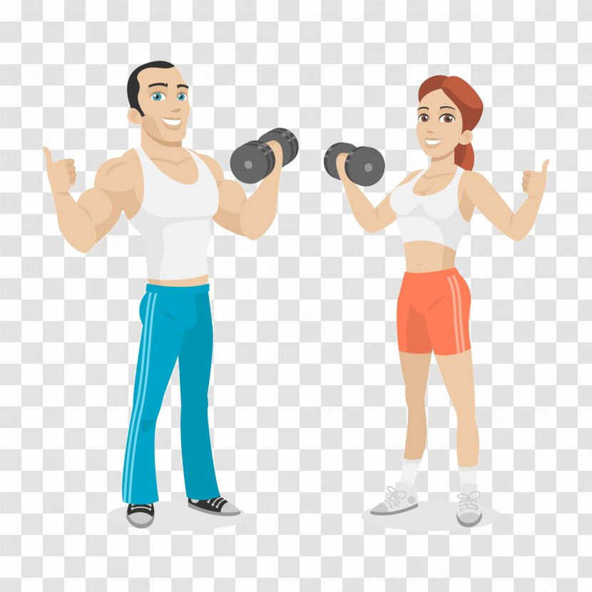Personal Trainer Exercise Fitness Centre Professional - Silhouette - Dumbbell Transparent PNG