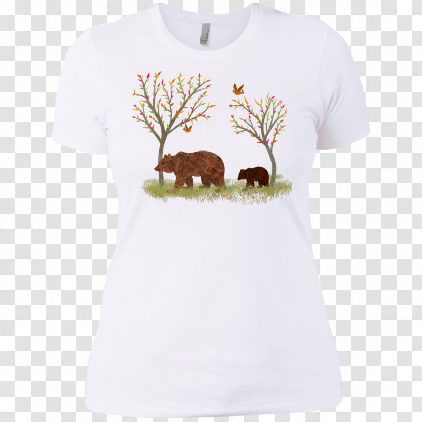 T-shirt Sleeve Bluza Bear - T Shirt Transparent PNG
