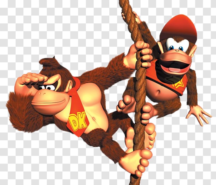 Donkey Kong Country 2: Diddy's Quest 3: Dixie Kong's Double Trouble! Returns - Fictional Character Transparent PNG