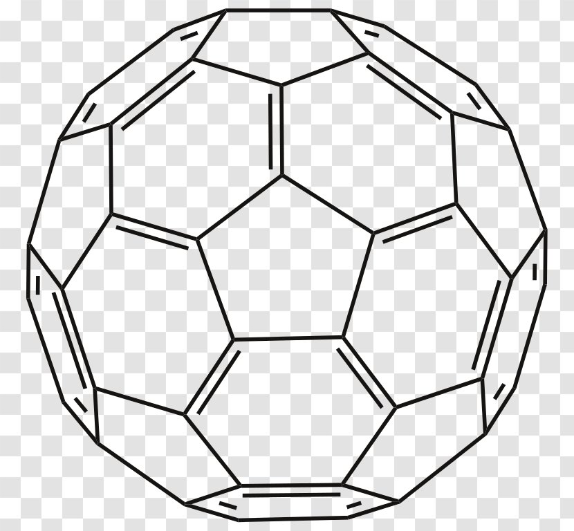 Buckminsterfullerene Truncated Icosahedron Structure Carbon - Cartoon - Science Transparent PNG