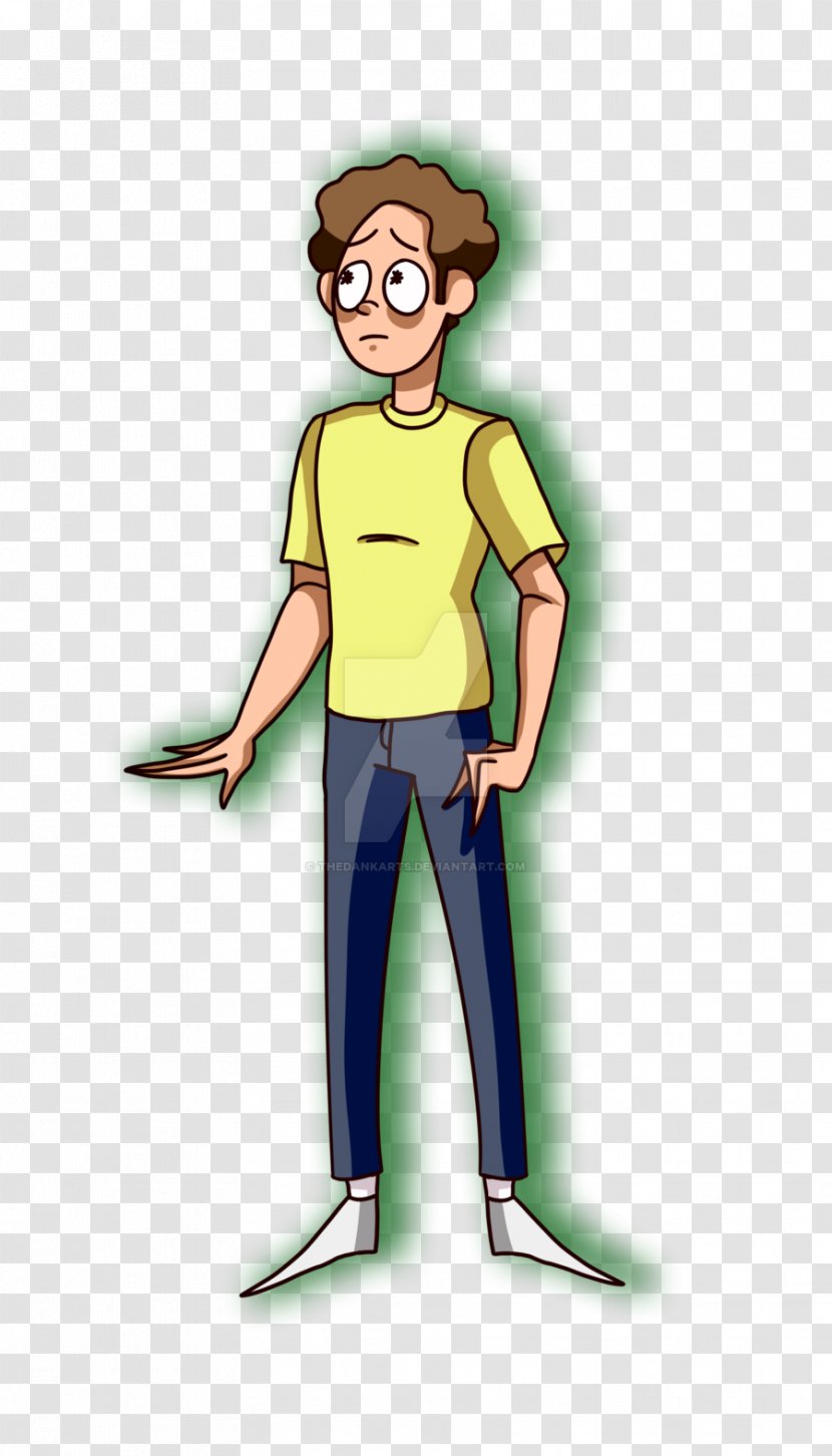 Morty Smith Rick Sanchez Pocket Mortys Fan Art - Deviantart - Arm Transparent PNG