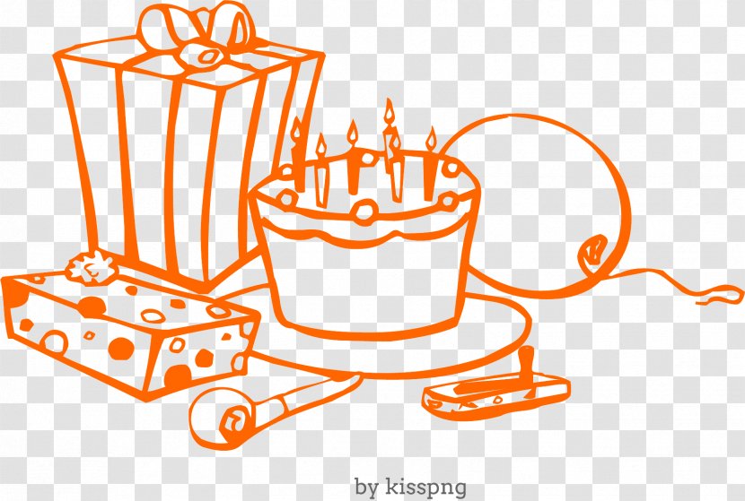 Happy Birthday - Convite - Present, Cake, Party, Balloon.Party Transparent PNG