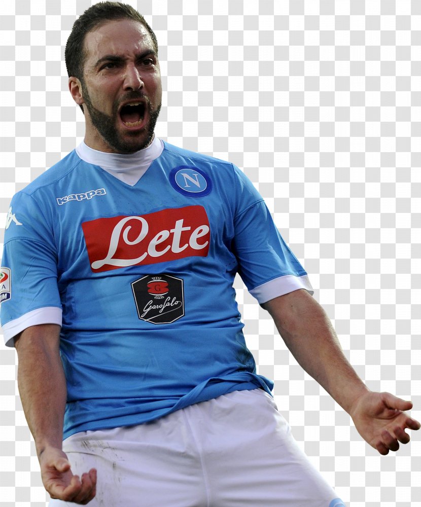 Gonzalo Higuaín S.S.C. Napoli Jersey Football Player - Outerwear Transparent PNG