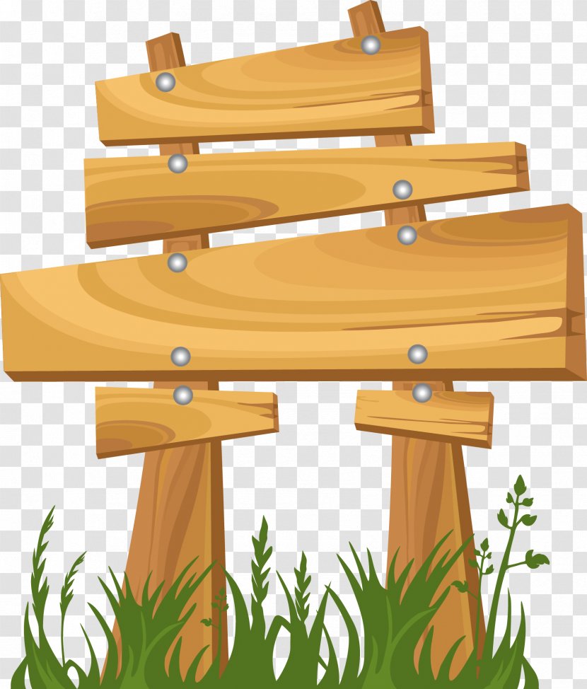 Wood Sign Clip Art - Billboard Transparent PNG