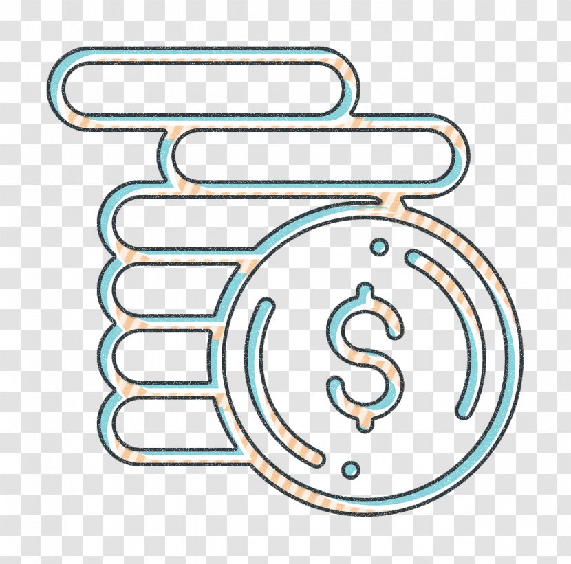 Cost Icon - Industry - Line Art Financial Transaction Transparent PNG