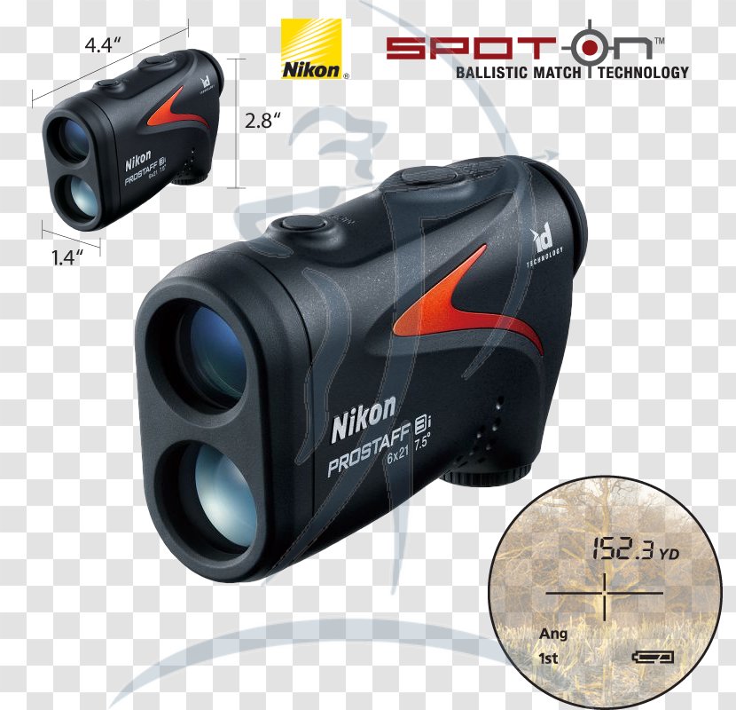 Laser Rangefinder Range Finders Telescopic Sight Nikon CoolShot 20 Prostaff 3i - Spotting Scopes - Magic Staff Transparent PNG
