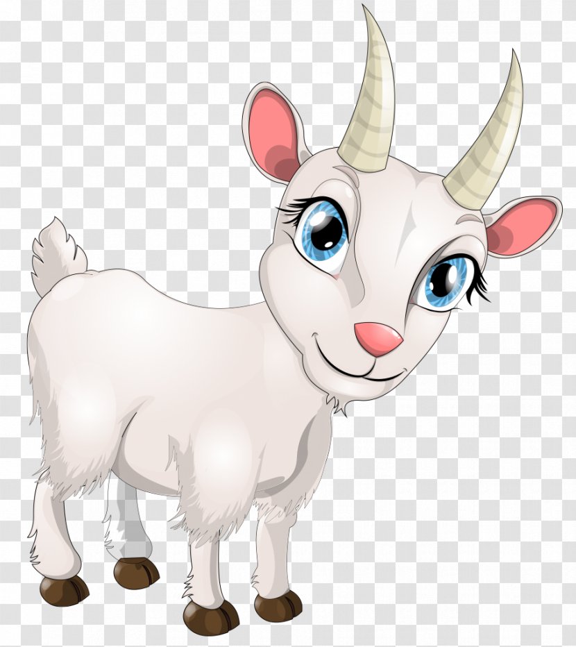 Goat Sheep Cartoon - Sheepgoat Hybrid Transparent PNG
