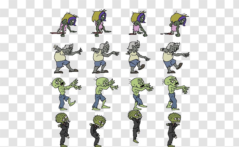 Sprite Zombies Ate My Neighbors Animation Computer Software - Digital Media - Character Walking Transparent PNG