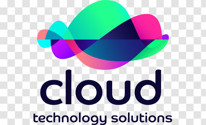 Cloud Computing Logo Software As A Service Landing Page - Text Transparent PNG