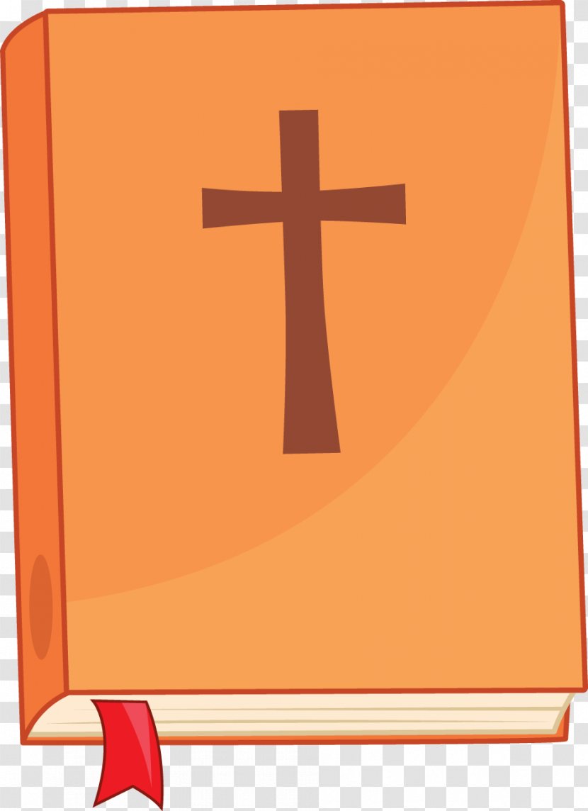 Bible Book Bibbia Dell'orso Christianity Religious Text - Orange Transparent PNG