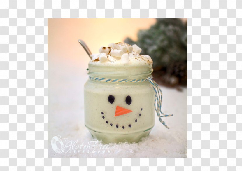 Smoothie Snowman Milkshake Christmas Day Craft - Drinkware Transparent PNG