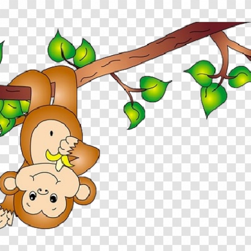 Monkey Clip Art Image Drawing Cartoon - Food - Tree De Puzzle Transparent PNG