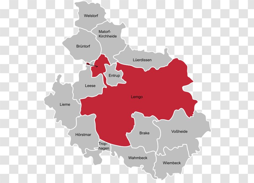 Lieme Locator Map Brake Matorf-Kirchheide - Westphalia Transparent PNG