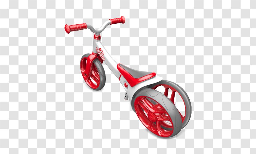 Balance Bicycle Wheel Car Kick Scooter - Pedals - Red Twist Transparent PNG