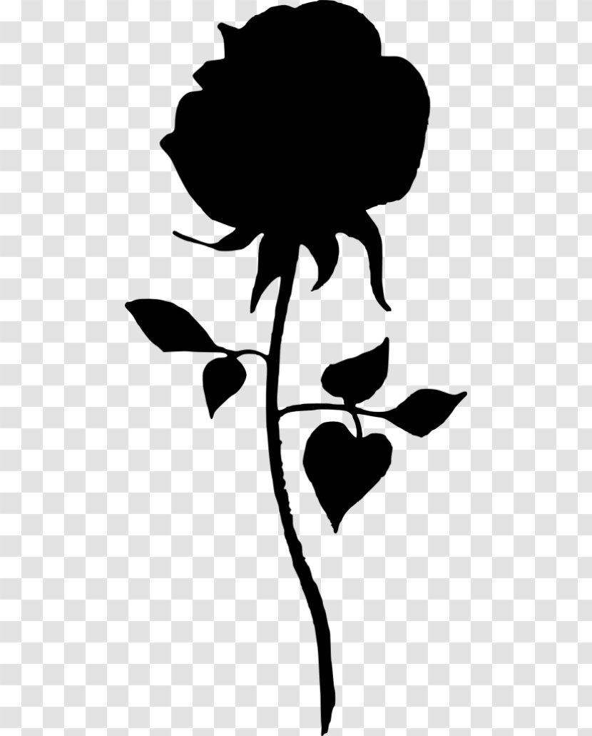 Silhouette Drawing Clip Art - Flowering Plant Transparent PNG