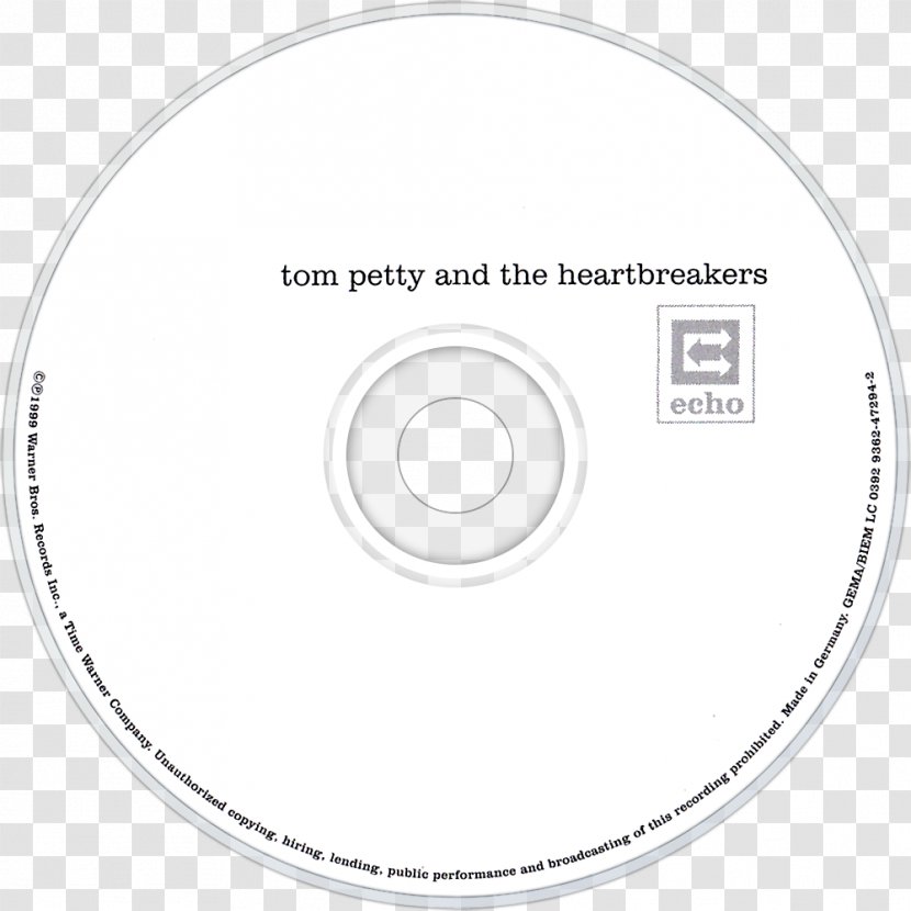 Compact Disc Brand - White - Tom Petty Transparent PNG