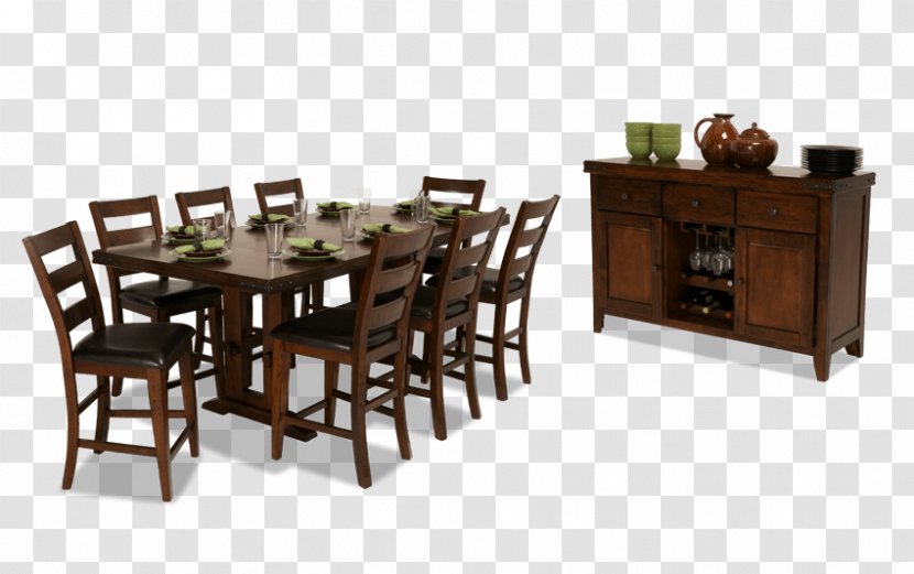 Table Dining Room Bob's Discount Furniture Chair Countertop - Rooms To Go Bed Rails Transparent PNG