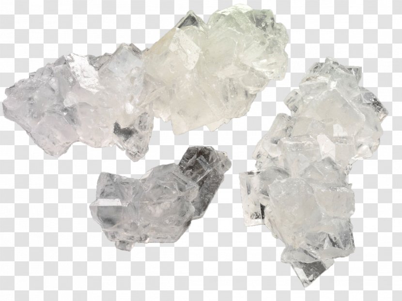 Rock Candy Crystal Sugar - Mineral - Transparent White Transparent PNG