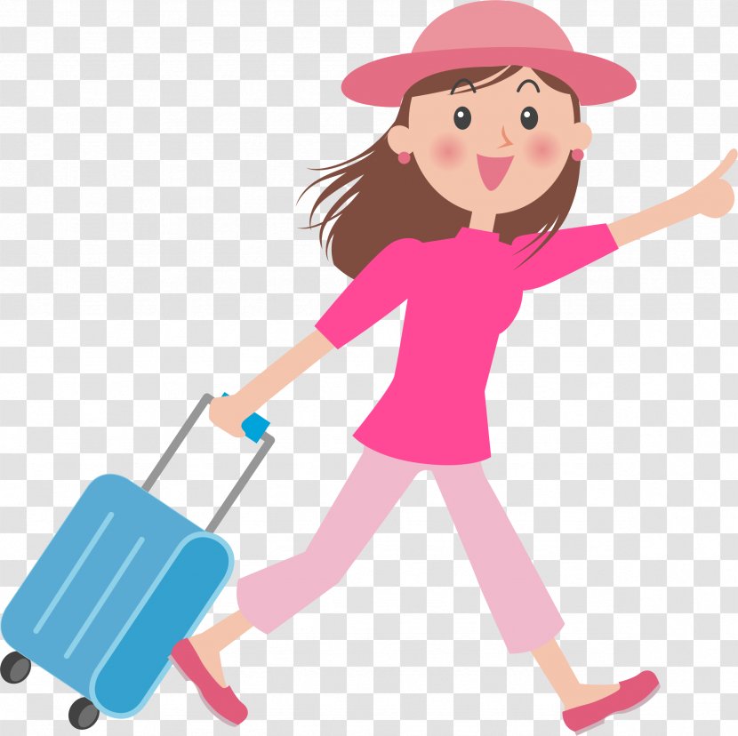 Travel Eikaiwa School Clip Art - Tree - Pull Luggage Transparent PNG