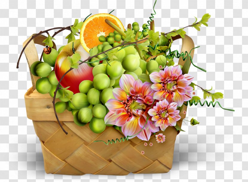 Blog Fruit Clip Art - Flower Arranging - Basket Transparent PNG