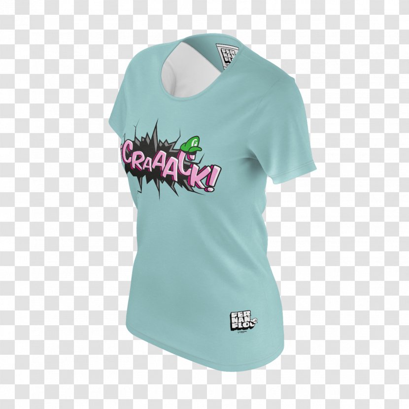 T-shirt Logo Sleeve Font - Green - For Girls Transparent PNG