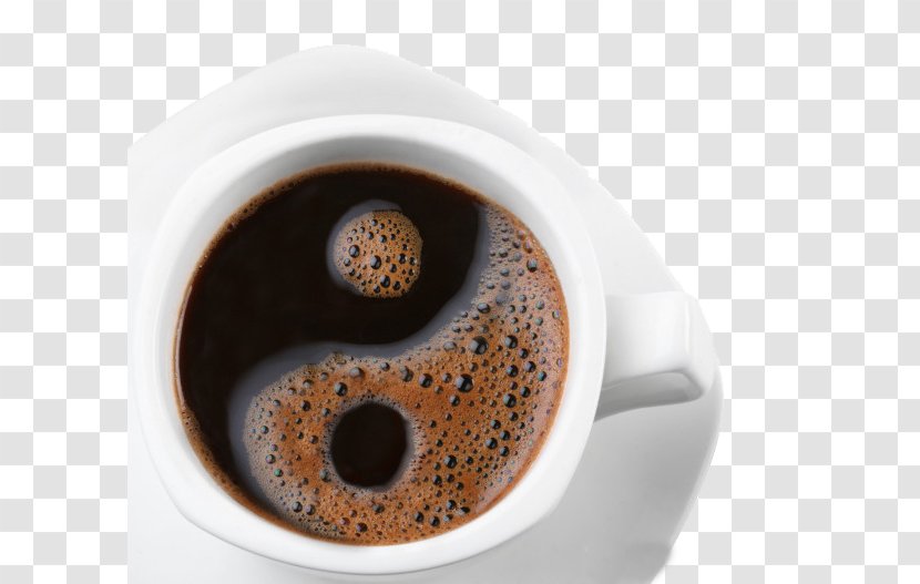 Coffee Tea Cappuccino Cafe Yin And Yang - Royaltyfree - Tai Chi Bagua Transparent PNG